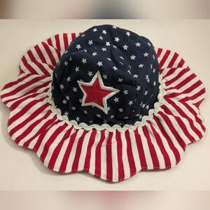 Patriotic Fourth of July Flap Hat